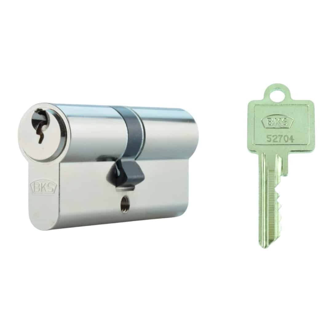 BKS PZ88 vložka+kľúč+kód Cylindrická vložka BKS 88 PZ