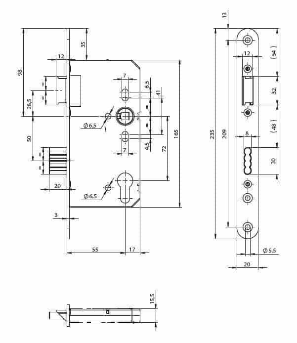 Zadlab Vac Z Mok Assa Abloy N Pp Do Dvern Ho Z Dlabu