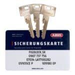 Bezpečnostná karta + zväzok Abus Vitess